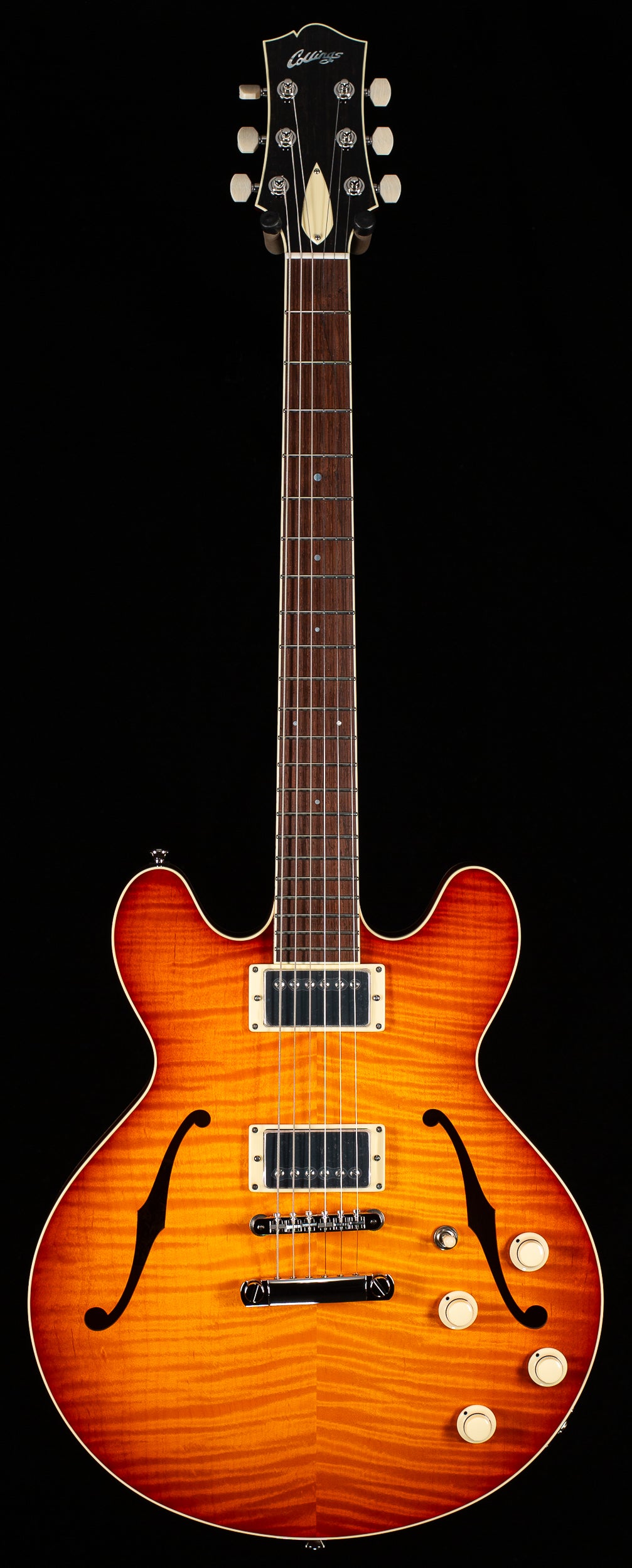 Collings I-35 Deluxe Iced Tea Sunburst ThroBaks (261)