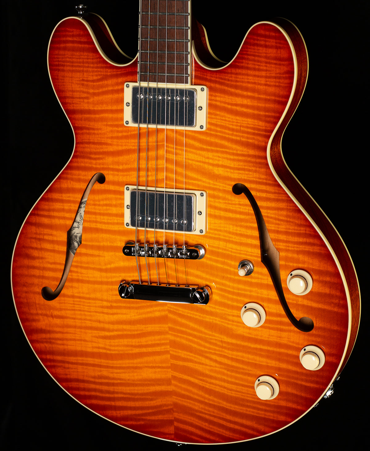 Collings I-35 Deluxe Iced Tea Sunburst ThroBaks (261)