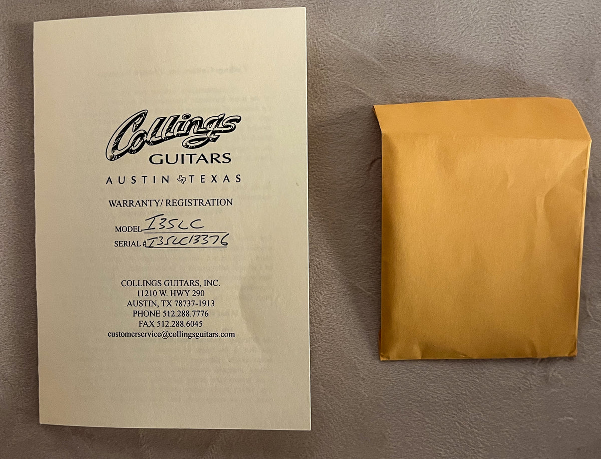 2013 Collings I-35LC Dark Cherry Sunburst