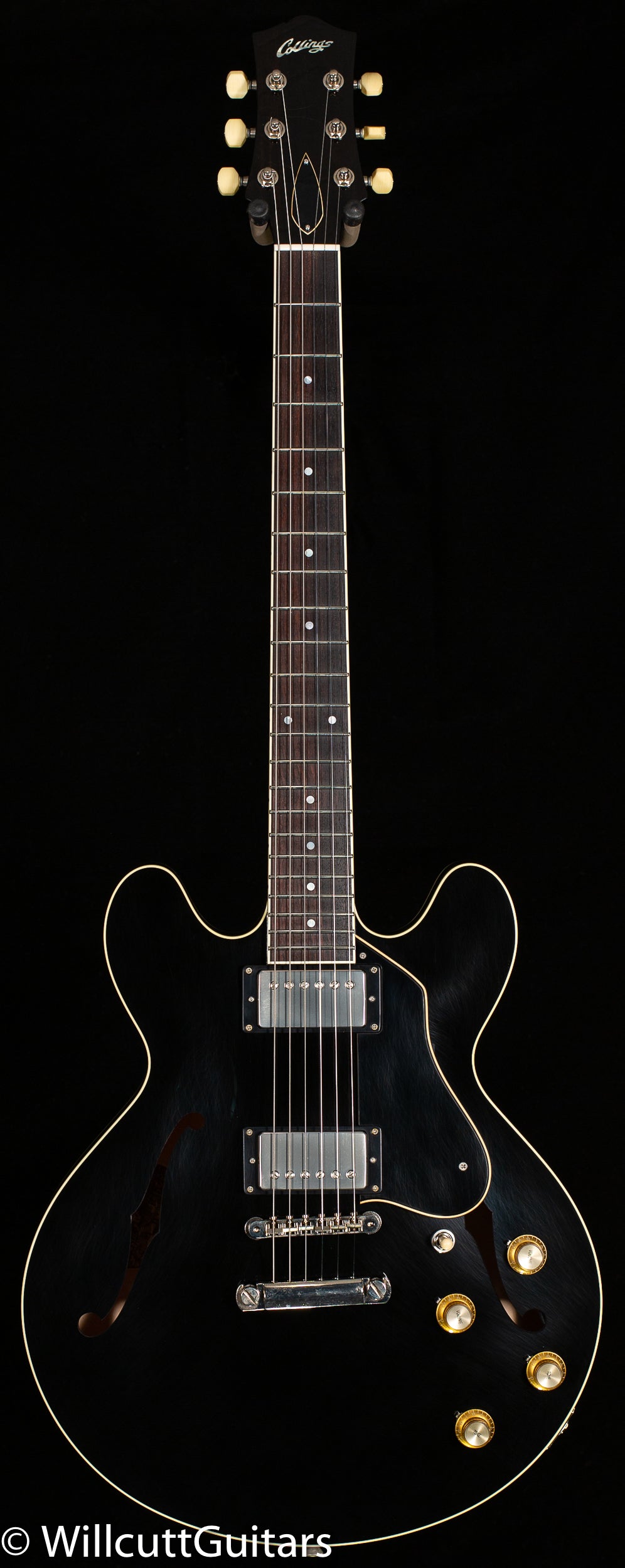 Collings I-35 LC Vintage Jet Black Throbaks (029)