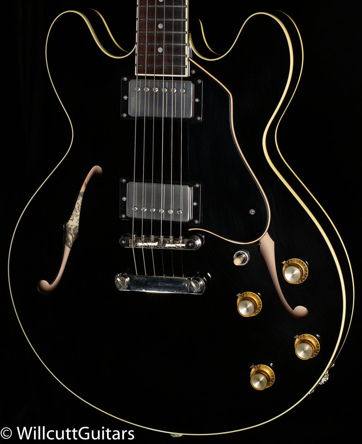 Collings I-35 LC Vintage Jet Black Throbaks (029)