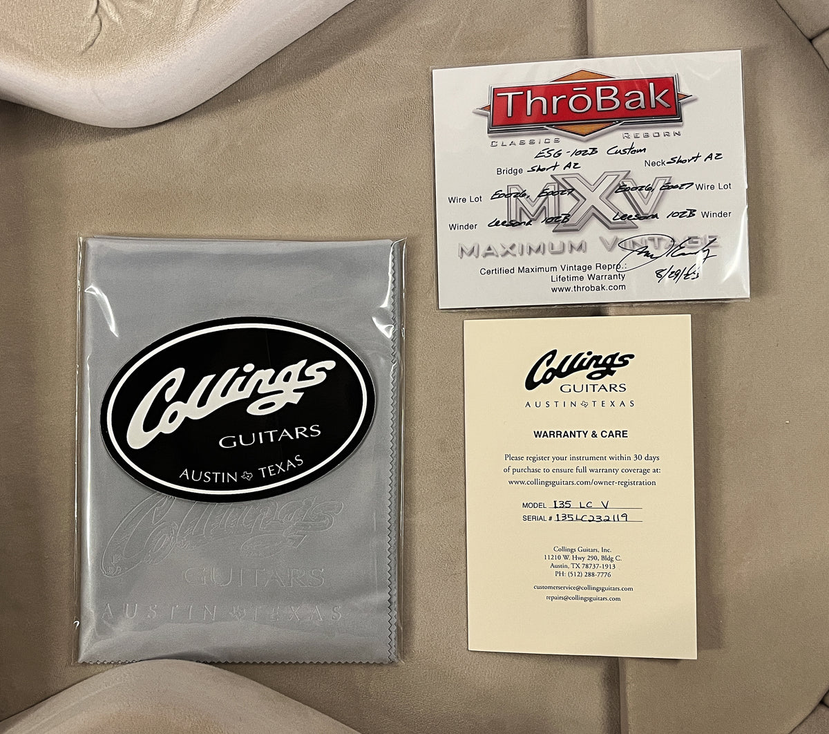 Collings I-35 LC Vintage Blonde (119)