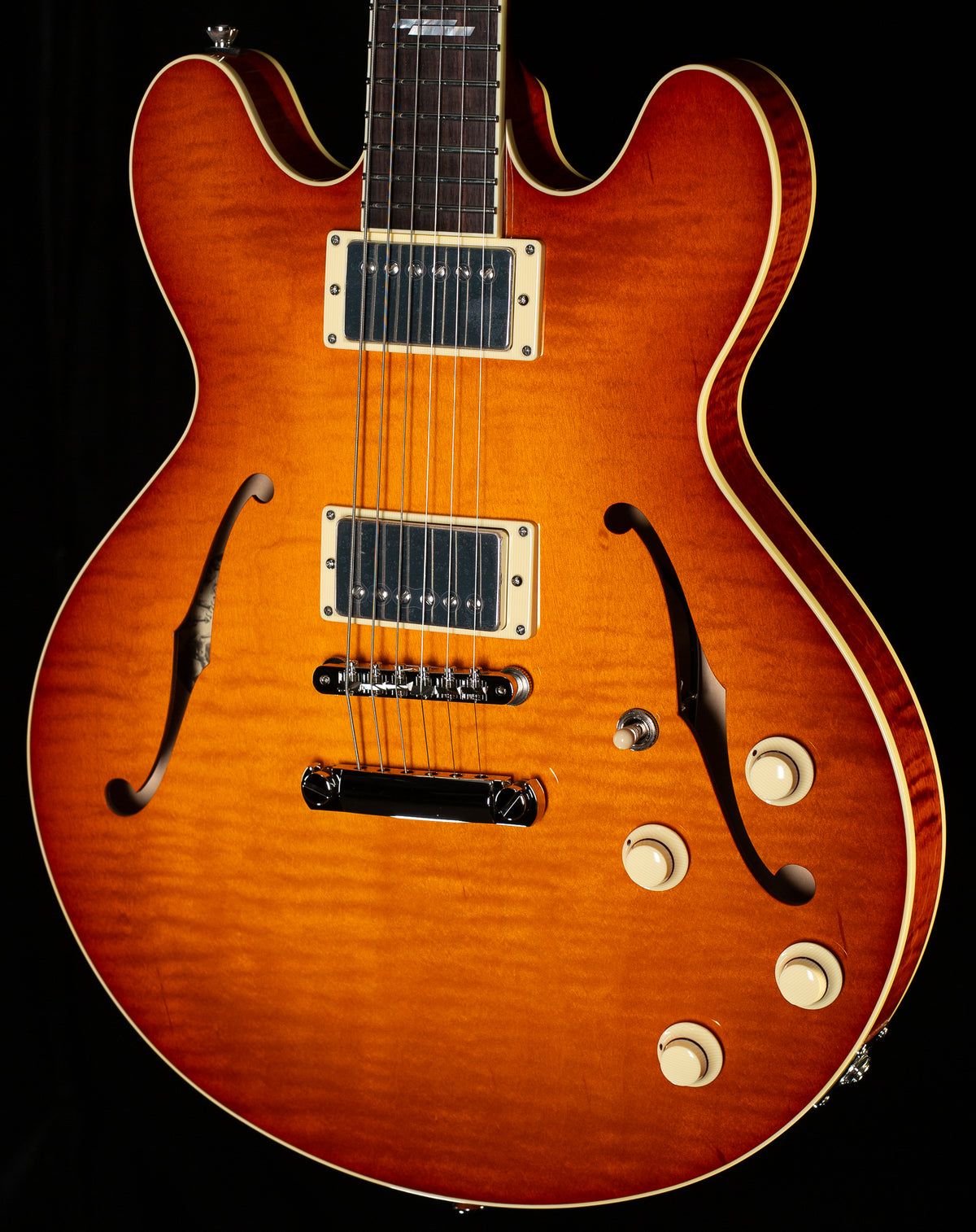 Collings I-35 LC Deluxe Iced Tea Sunburst ThroBaks (130)
