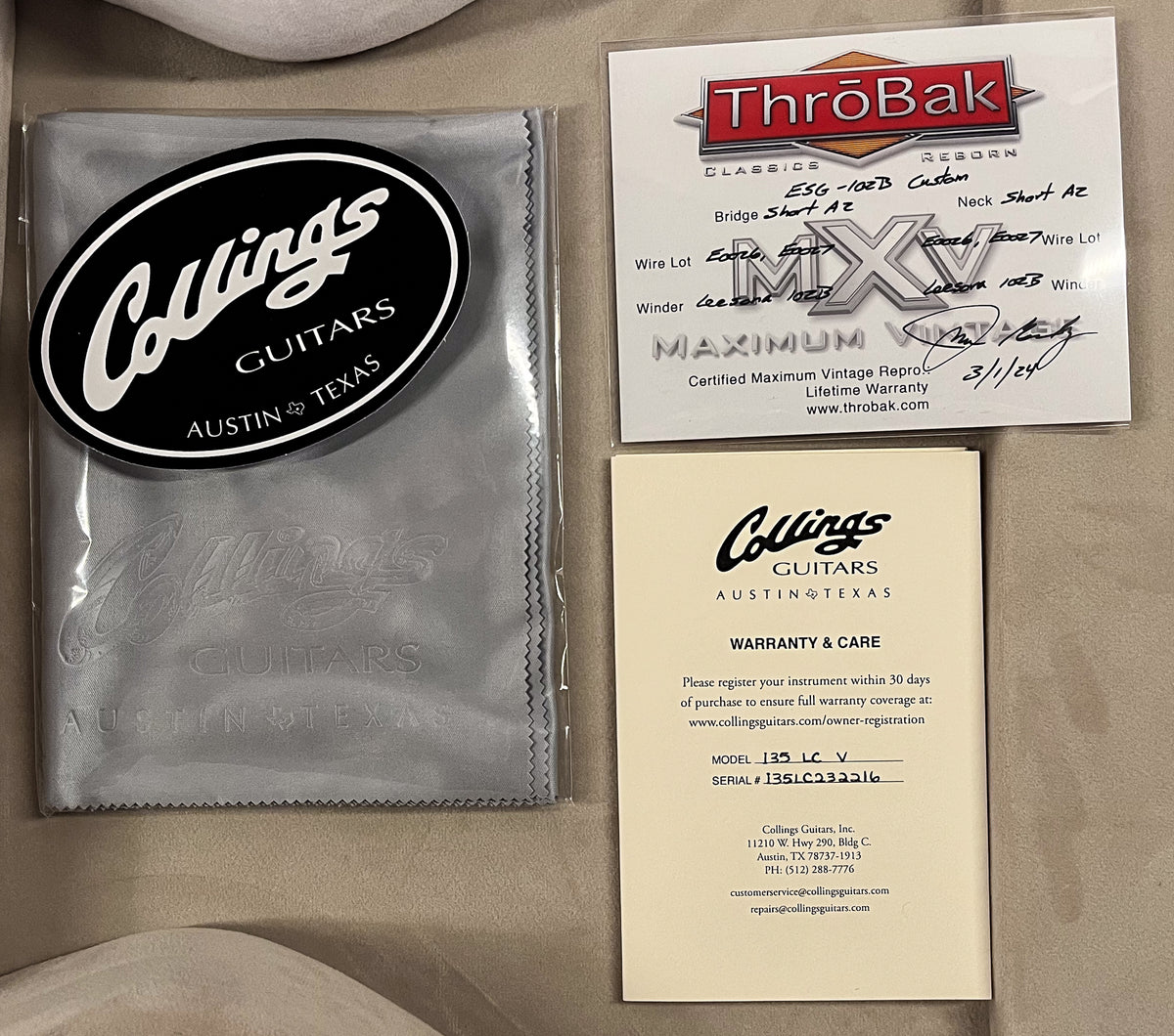 Collings I-35 LC Vintage Jet Black (216)