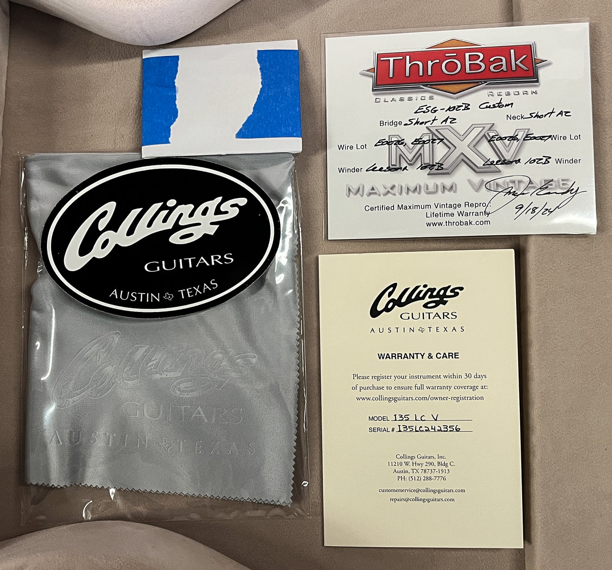 Collings I-35 LC Vintage Blonde (356)