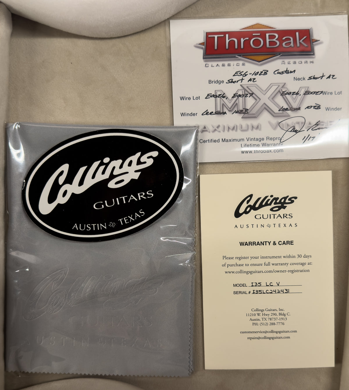 Collings I-35 LC Vintage Blonde (431)