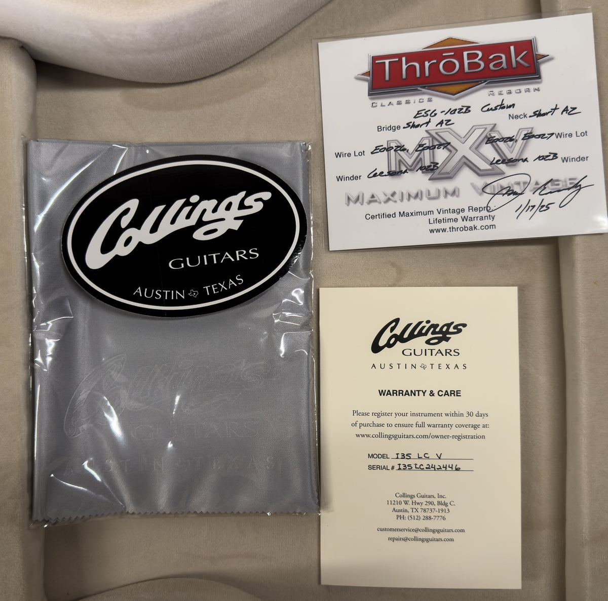 Collings I-35 LC Vintage Tobacco Sunburst (446)