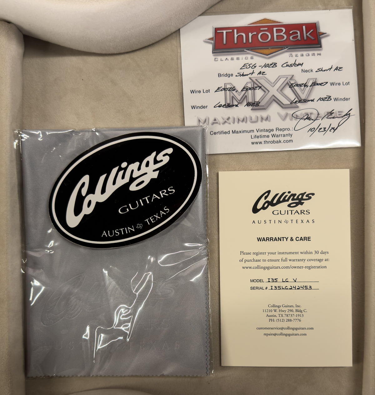 Collings I-35 LC Vintage Electric Guitar Faded Cherry (453)