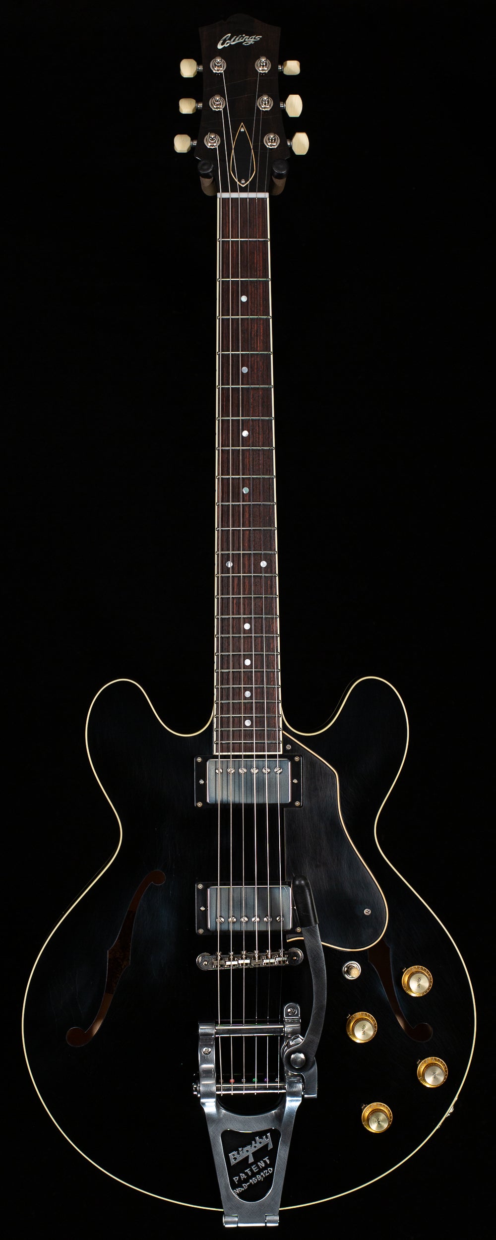 Collings I-35 LC Vintage Jet Black Bigsby Tremolo (517)