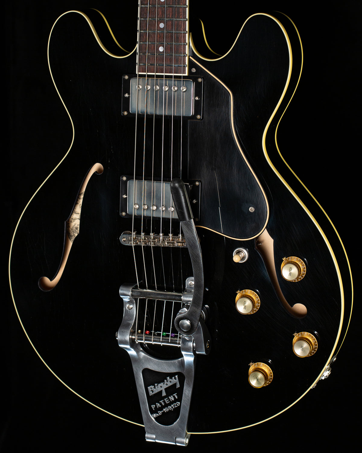 Collings I-35 LC Vintage Jet Black Bigsby Tremolo (517)