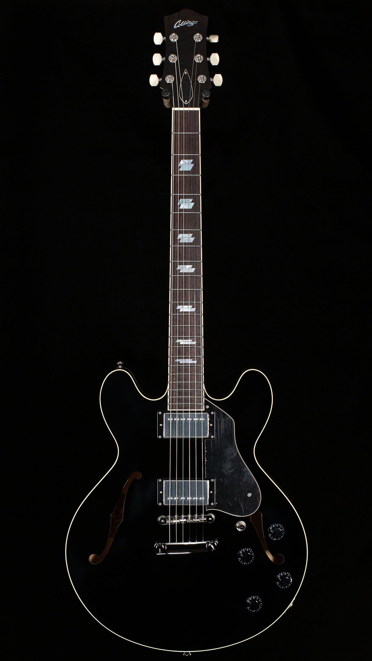 Collings I-35 LC Jet Black ThroBaks (614)