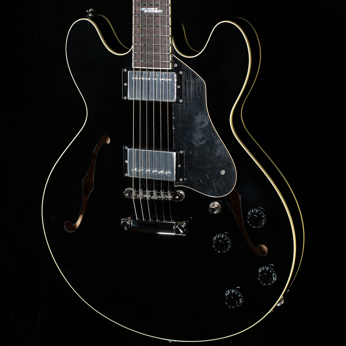 Collings I-35 LC Jet Black ThroBaks (614)