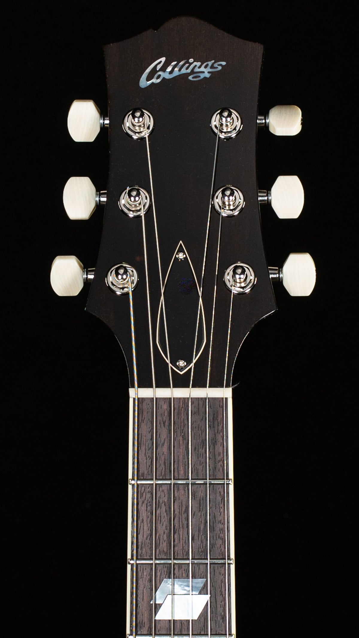 Collings I-35 LC Jet Black ThroBaks (614)