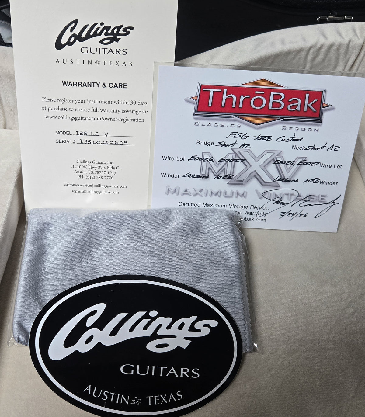 Collings I-35 LC Vintage Tobacco Sunburst (629)