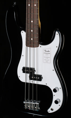 Fender Standard Precision Bass Laurel Fingerboard White Pickguard, Black (802)