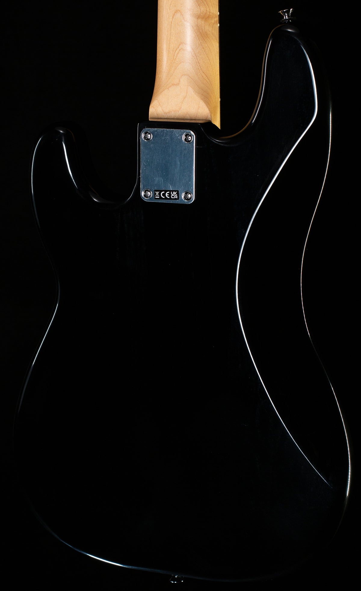 Fender Standard Precision Bass Laurel Fingerboard White Pickguard, Black (802)