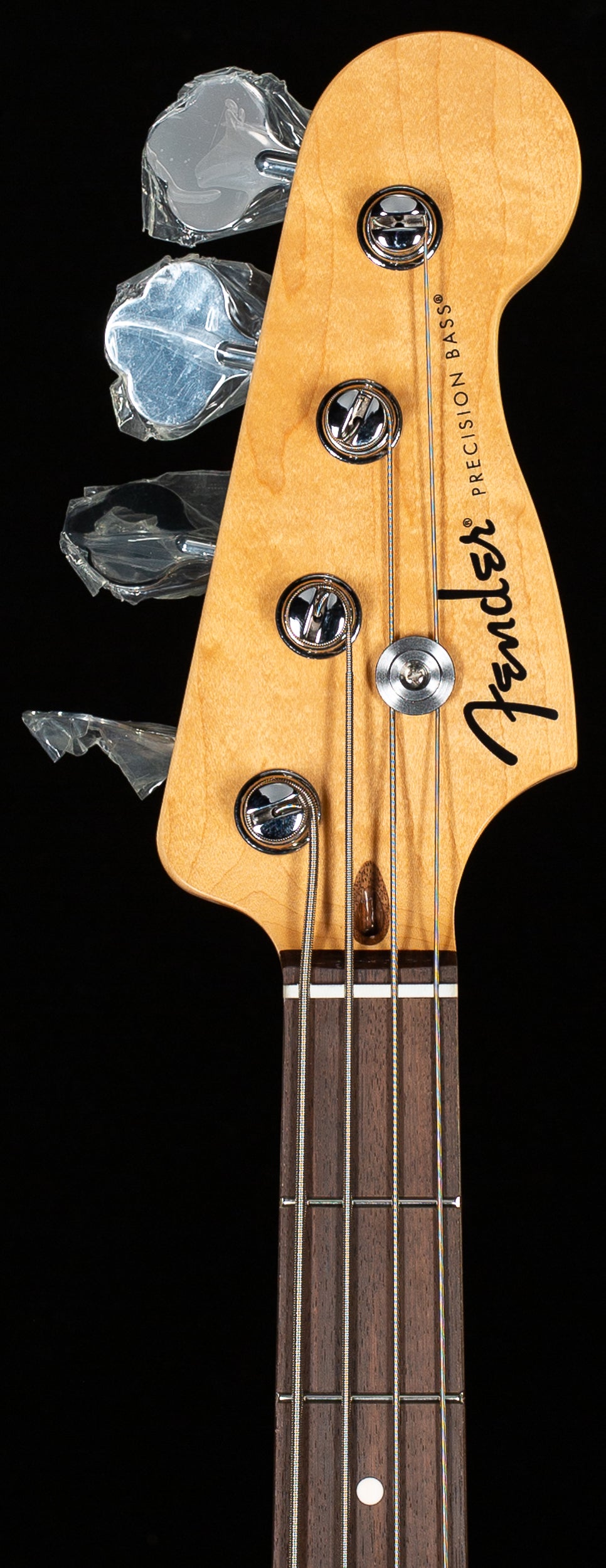 Fender Standard Precision Bass Laurel Fingerboard White Pickguard, Black (802)