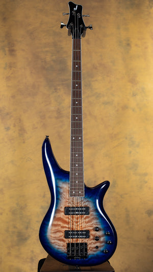 Jackson JS Series Spectra Bass JS3Q Amber Blue Burst