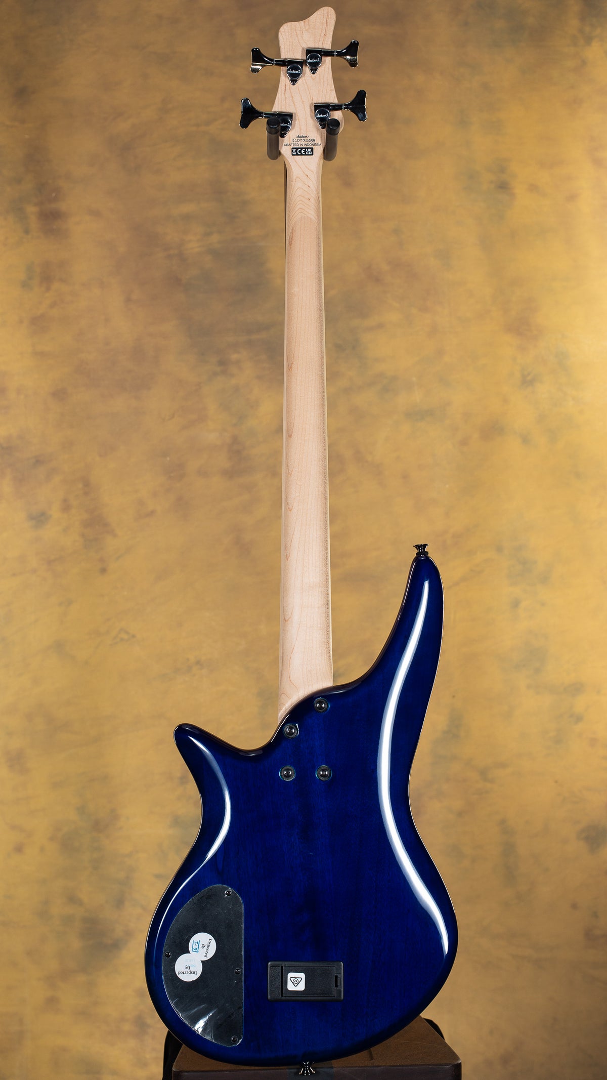 Jackson JS Series Spectra Bass JS3Q Amber Blue Burst