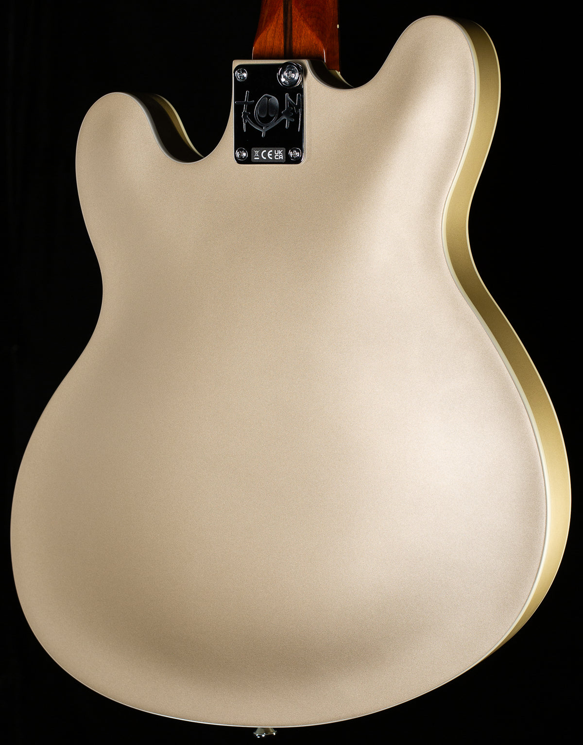 Fender Tom DeLonge Starcaster, Rosewood Fingerboard Satin Shoreline Gold (673)