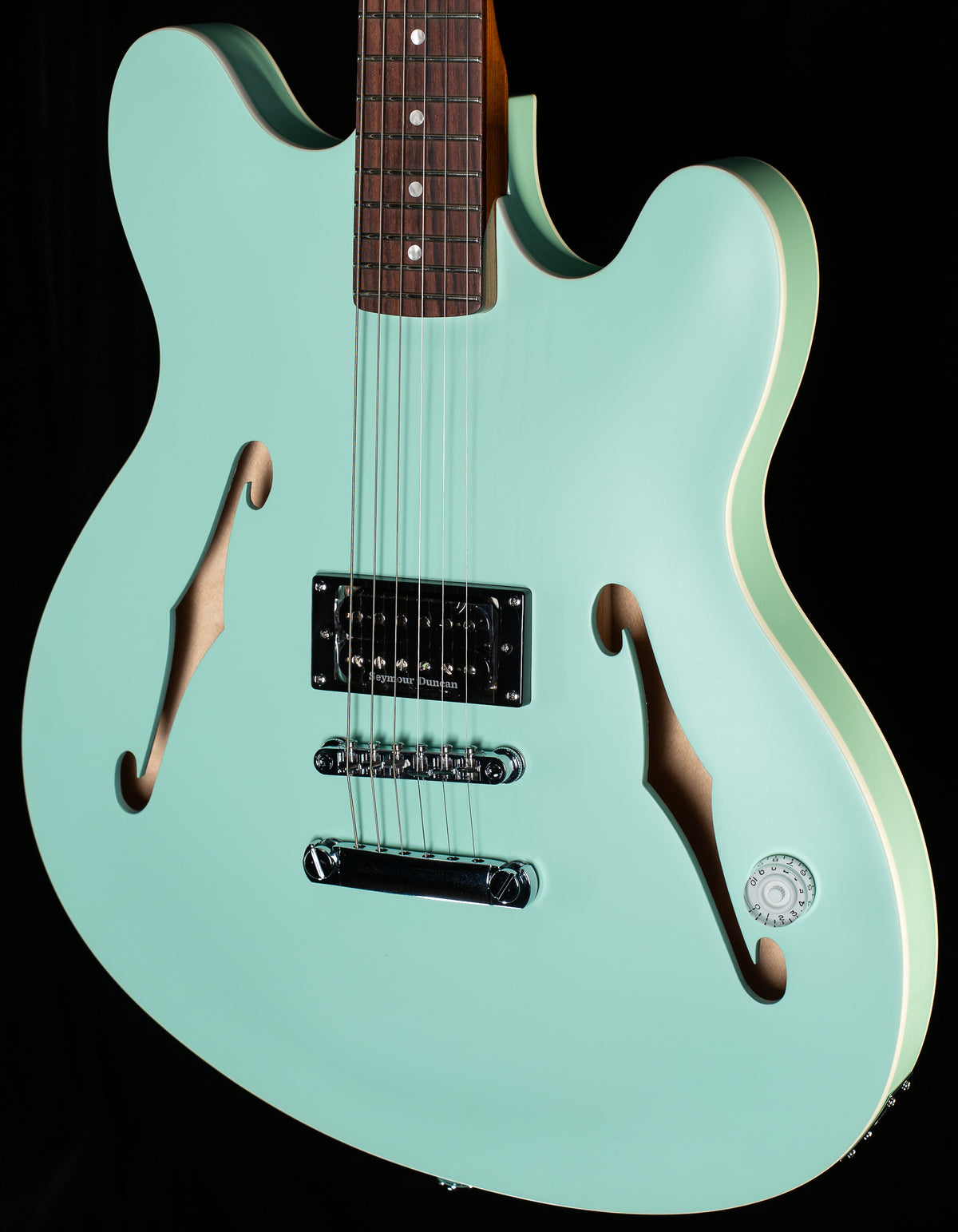 Fender Tom DeLonge Starcaster, Rosewood Fingerboard Satin Surf Green (456)