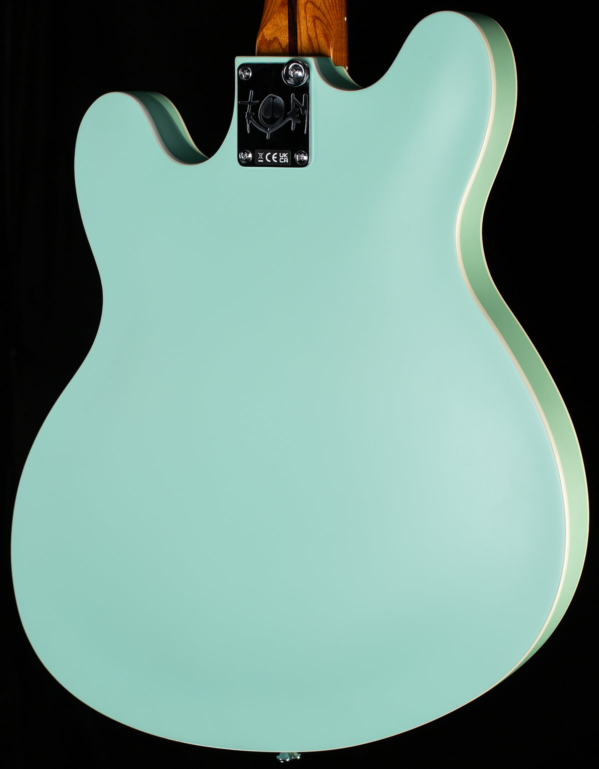 Fender Tom DeLonge Starcaster, Rosewood Fingerboard Satin Surf Green (456)