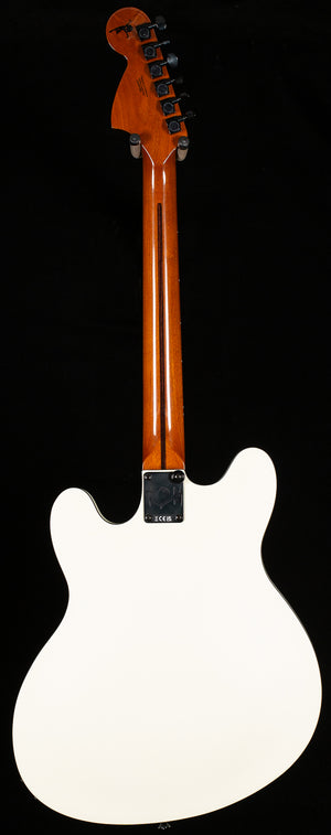 Fender Tom DeLonge Starcaster Rosewood Fingerboard Black Hardware, Satin Olympic White (925)