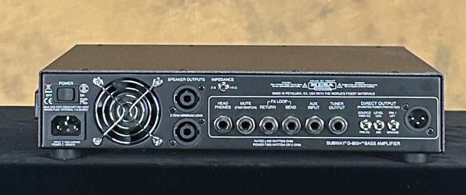 Mesa Subway D-800 Plus 800-Watt Bass Amp Head