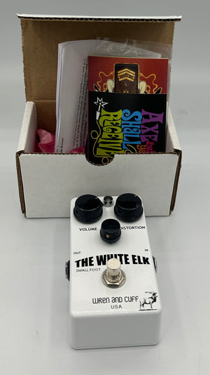 Wren and Cuff White Elk Small Foot Fuzz