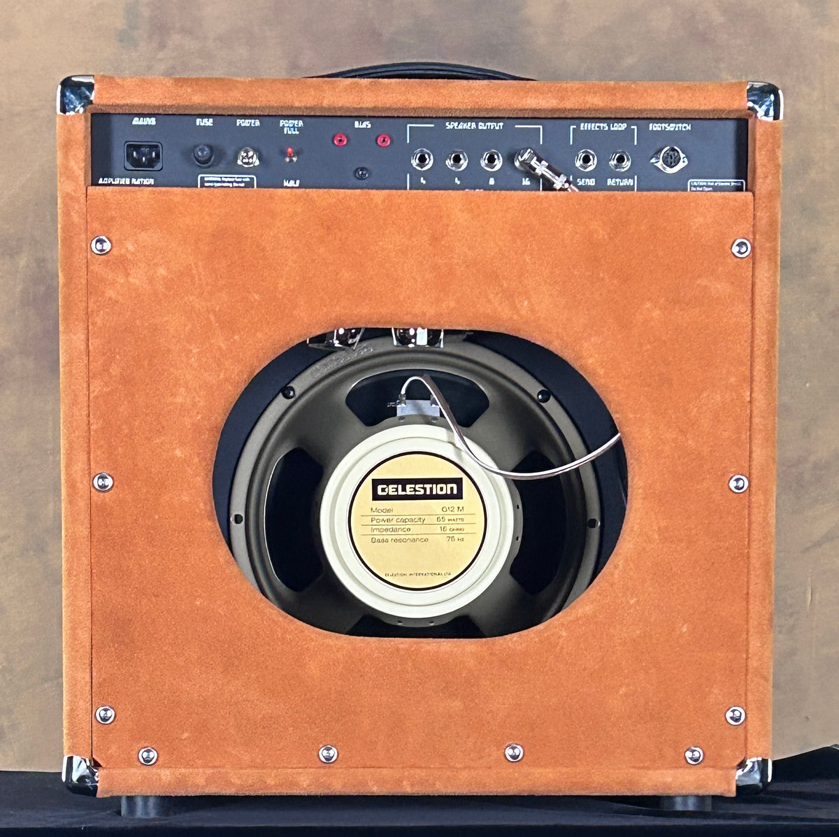 Amplified Nation Wonderland Overdrive Golden Brown Suede 1x12 Combo