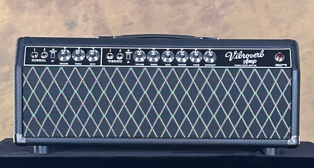Welagen Ultraphonix/Vibroverb Head Black Carbon Fiber Tolex