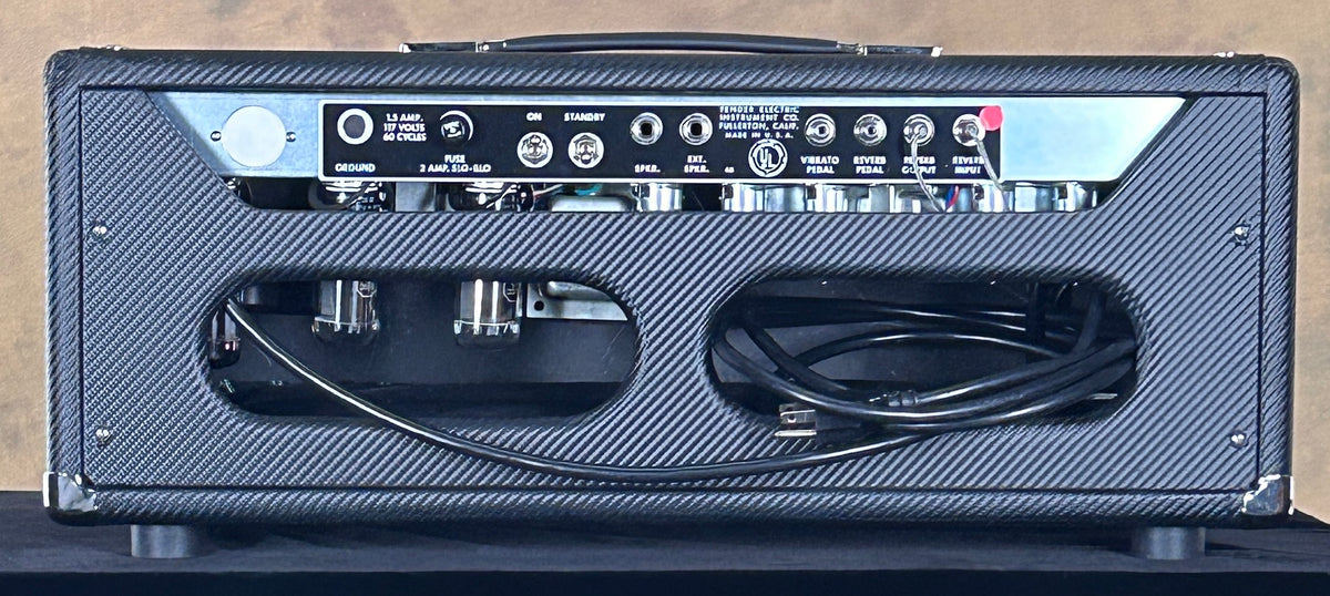 Welagen Ultraphonix/Vibroverb Head Black Carbon Fiber Tolex