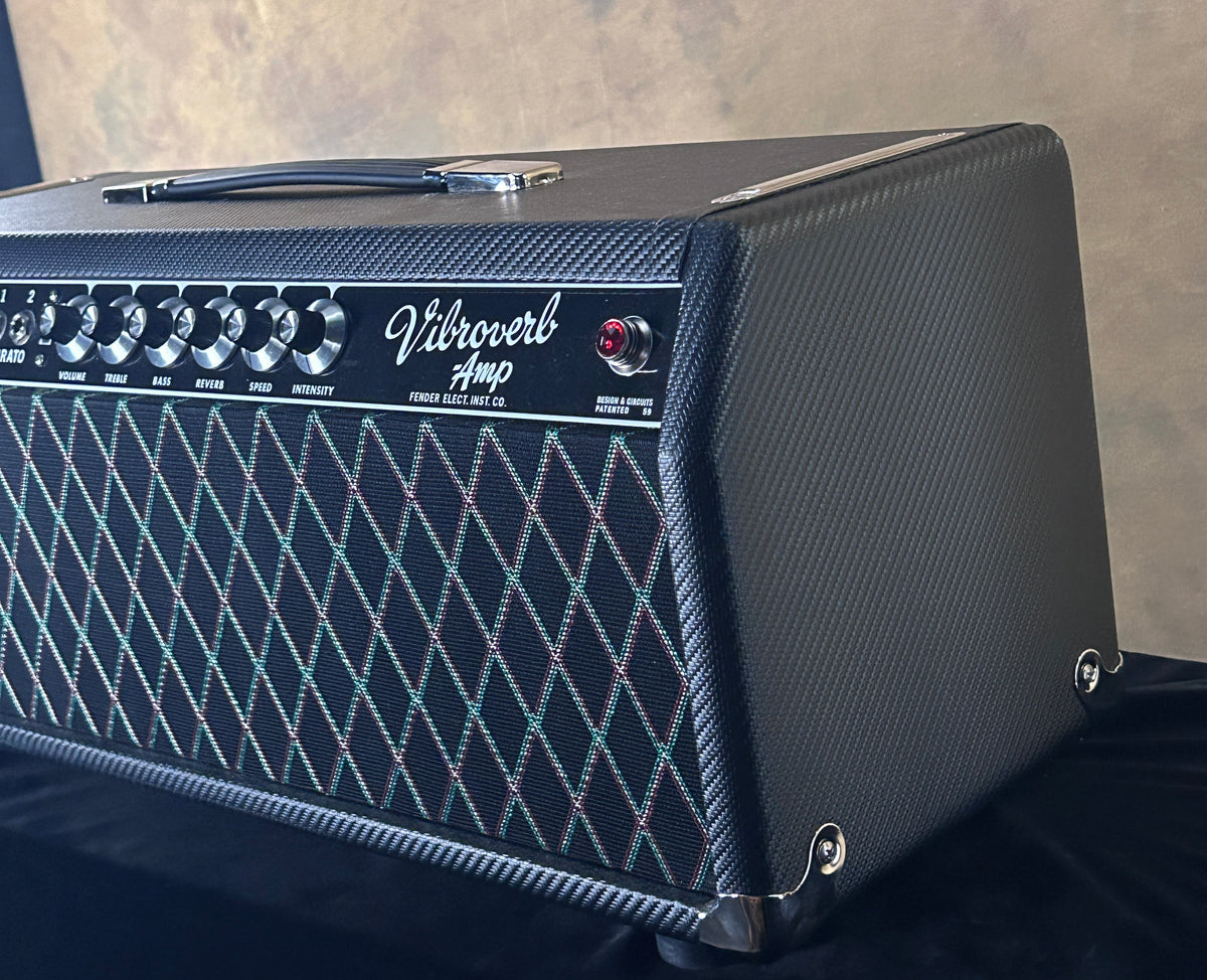 Welagen Ultraphonix/Vibroverb Head Black Carbon Fiber Tolex