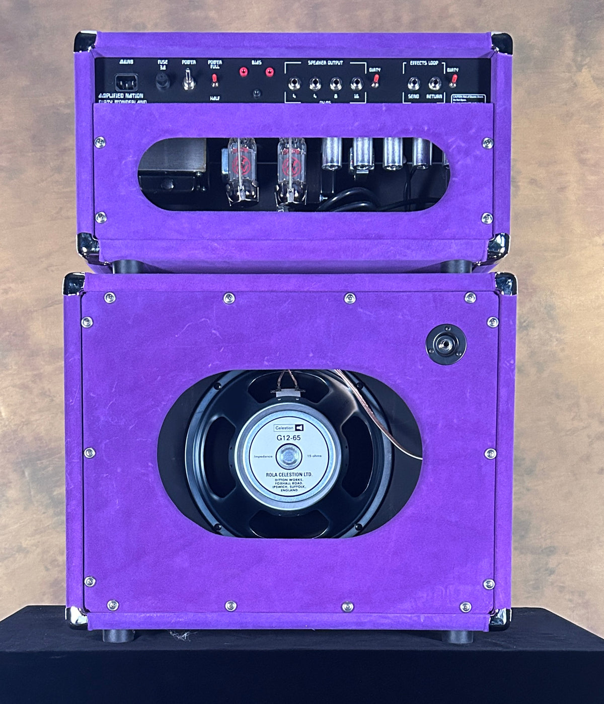 Amplified Nation Dirty Wonderland 50w Head and 1x12 Purple Suede
