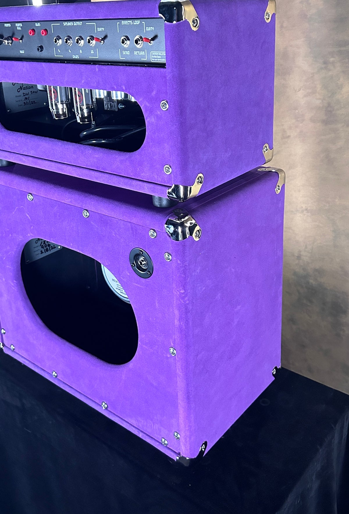 Amplified Nation Dirty Wonderland 50w Head and 1x12 Purple Suede