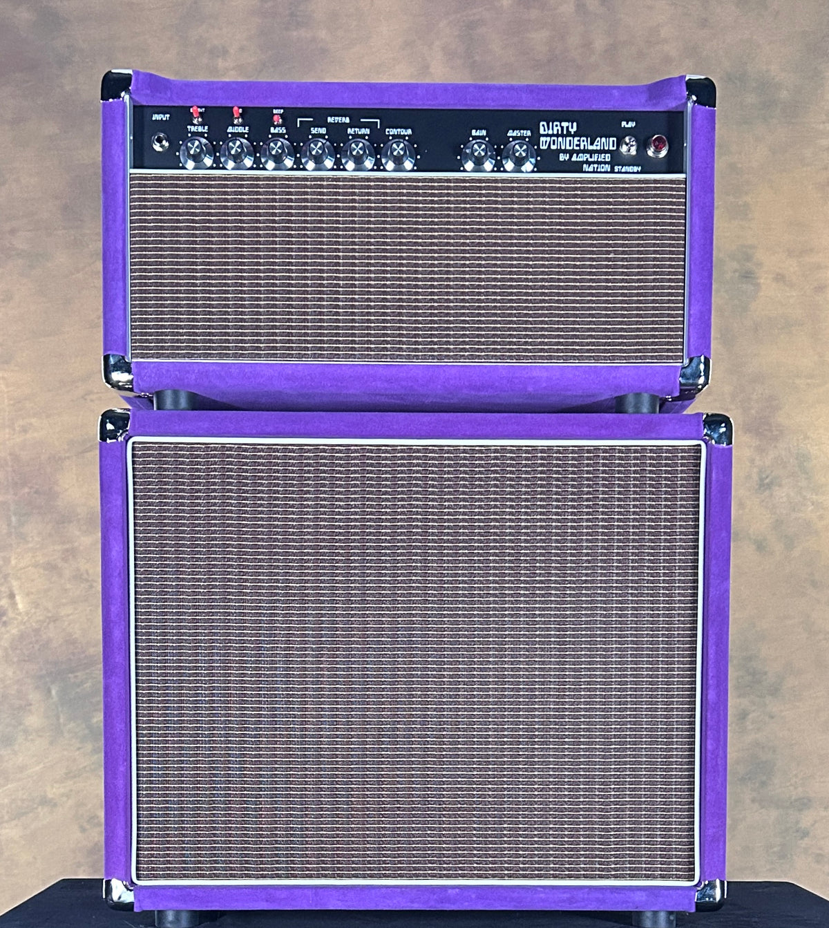 Amplified Nation Dirty Wonderland 50w Head and 1x12 Purple Suede
