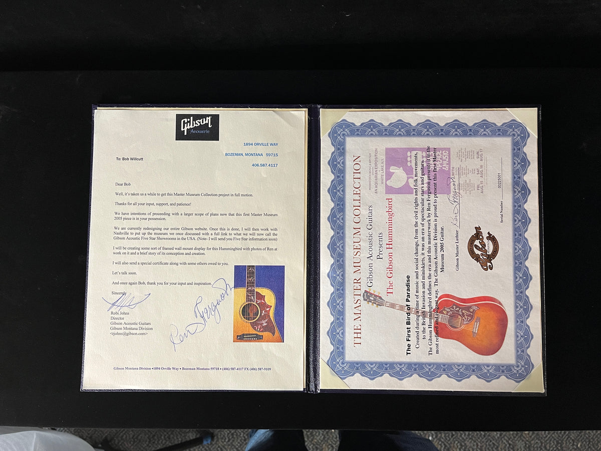 Gibson 2005 Master Museum Collection Hummingbird Supreme (001)