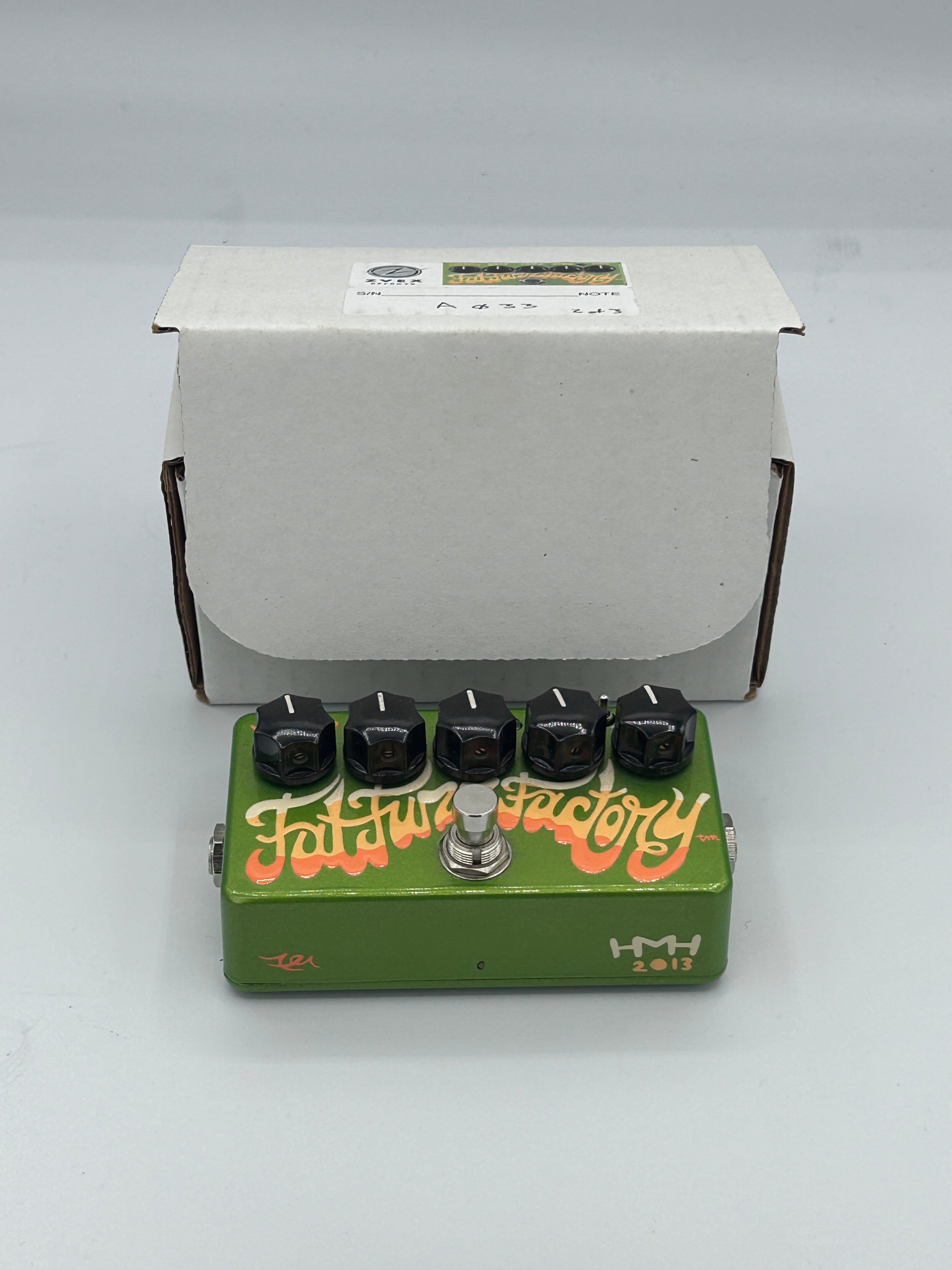 fuzz factory pedal Zvex Hand Painted Fat Fuzz Factory