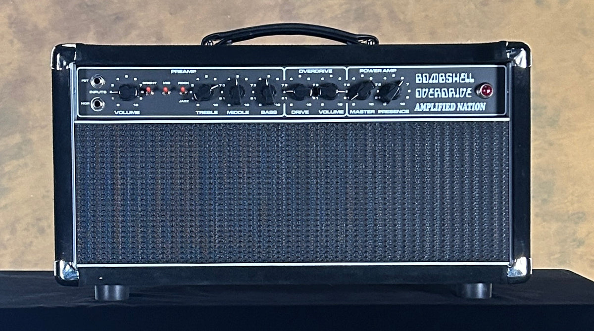 Amplified Nation Bombshell Overdrive 50W Head Black Suede