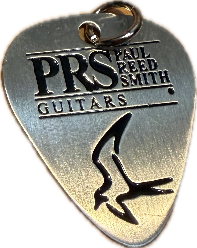 Paul Reed Smith PRS Dove Metal Pick Necklace Pendant