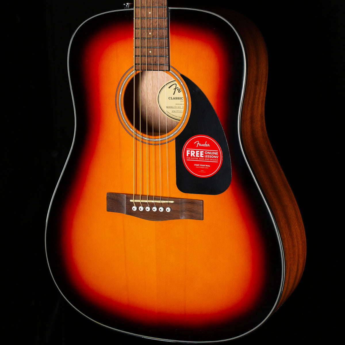 Fender CD-60 Dreadnought Sunburst (735)