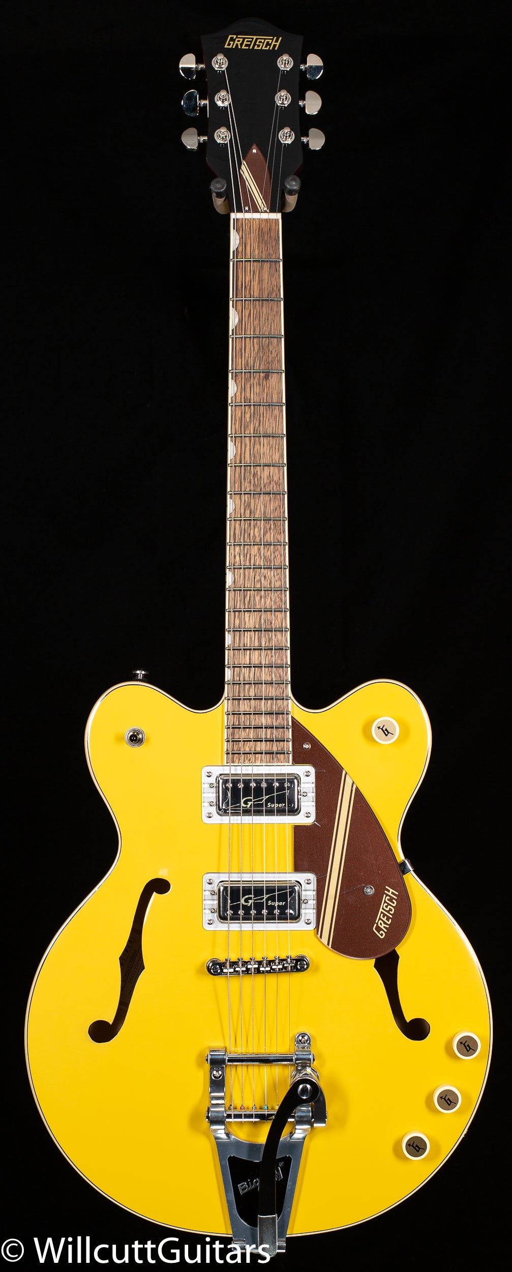 Yellow deals gretsch guitar