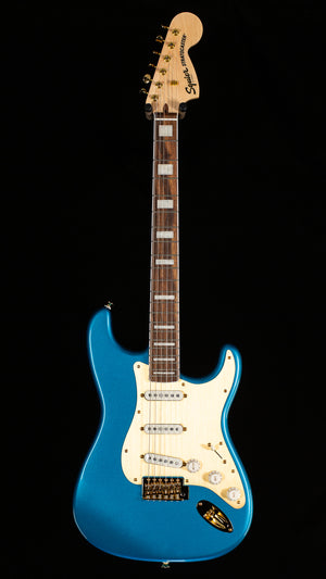 Squier 40th Anniversary Stratocaster Gold Edition Laurel Fingerboard Gold Anodized Pickguard Lake Placid Blue (697)