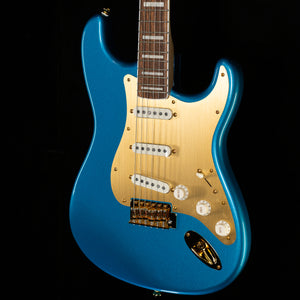 Squier 40th Anniversary Stratocaster Gold Edition Laurel Fingerboard Gold Anodized Pickguard Lake Placid Blue (697)