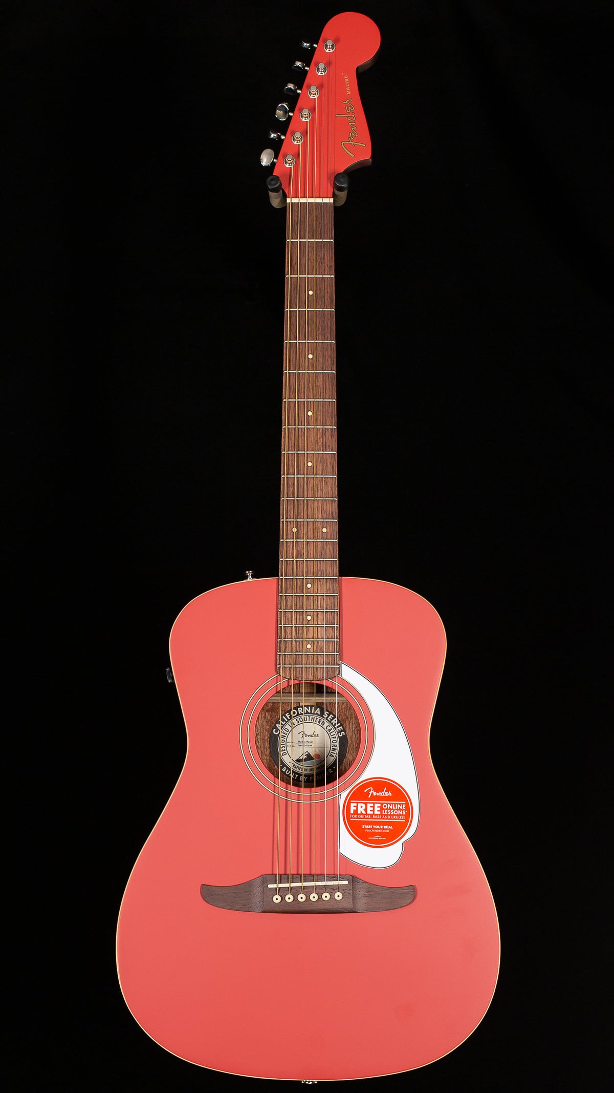 Fender Malibu Player Walnut Fingerboard Fiesta Red (644)