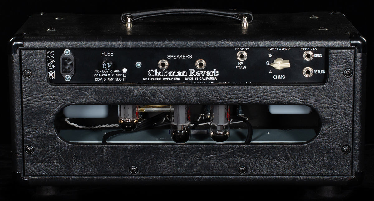 Matchless Clubman 35 Reverb Head Black/Silver (137)