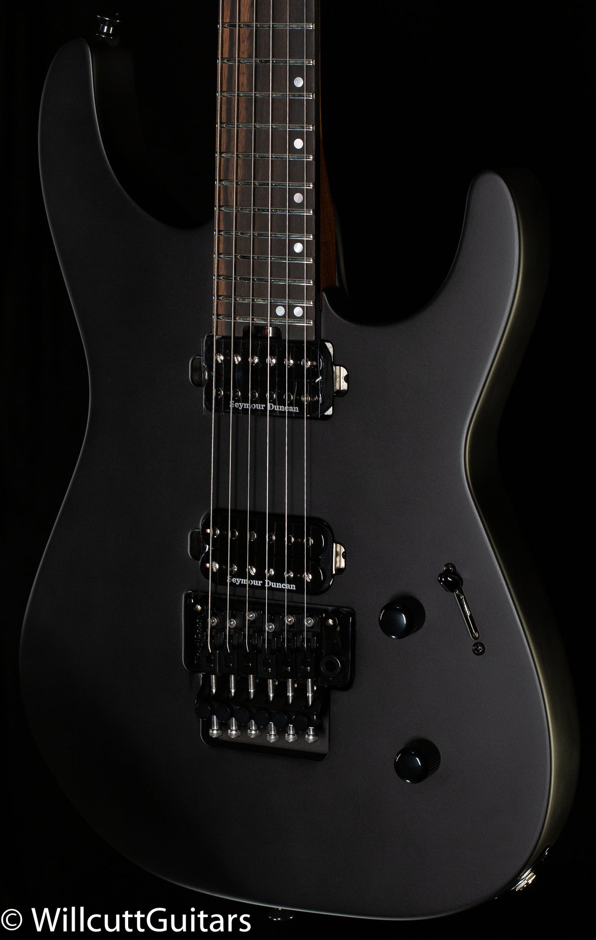 Jackson American Series Virtuoso Streaky Ebony Fingerboard Satin Black (838)