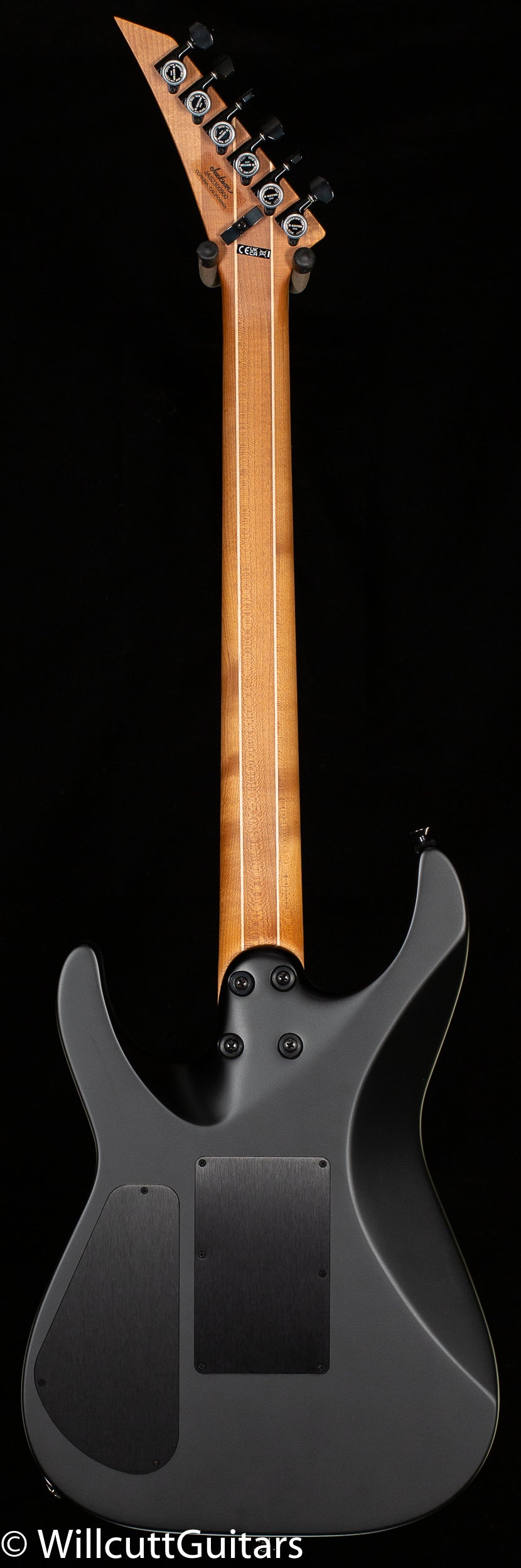 Jackson American Series Virtuoso Streaky Ebony Fingerboard, Satin Black (900)