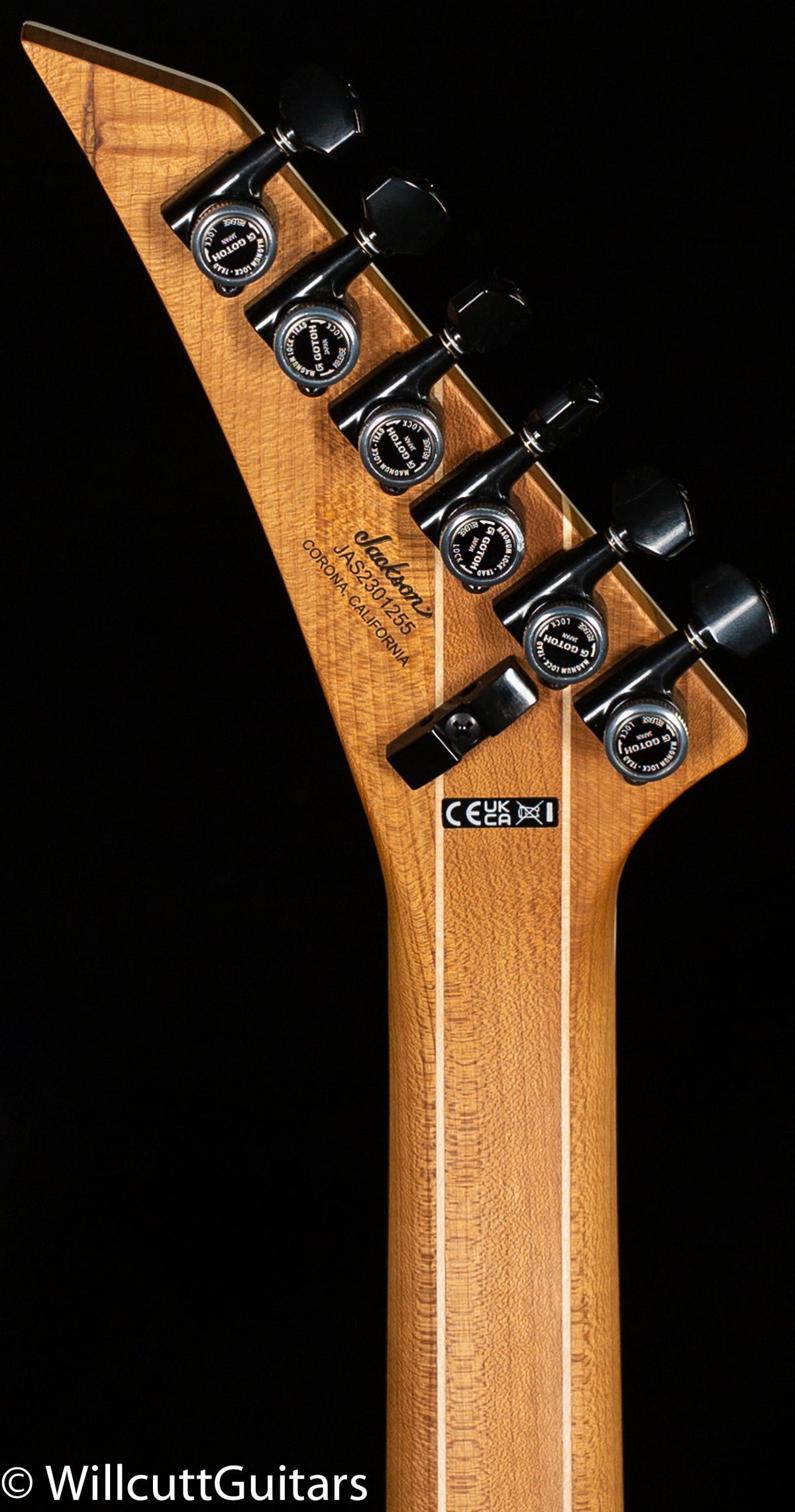 Jackson American Series Virtuoso Streaked Ebony Fingerboard Mystic Blue (255)