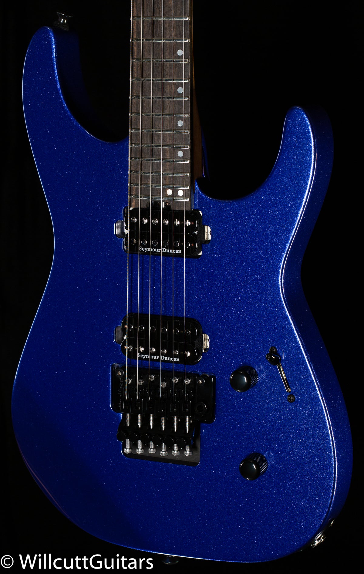 Jackson American Series Virtuoso Streaked Ebony Fingerboard Mystic Blue (565)